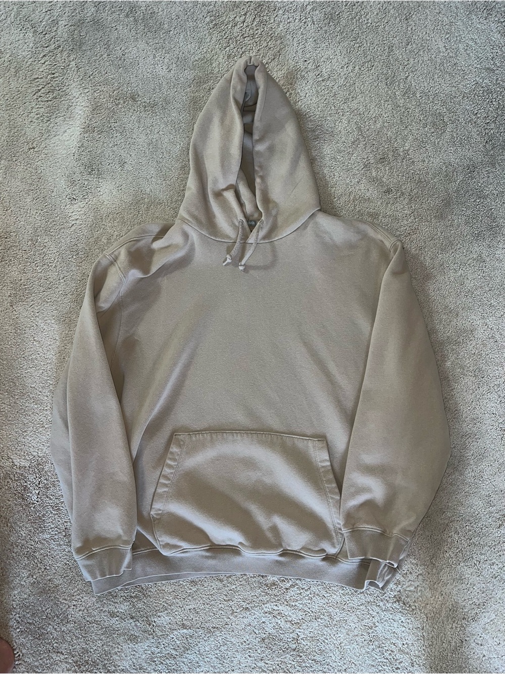 GAP Men's Hooded Sweatshirt - Tan (Fits like XL)